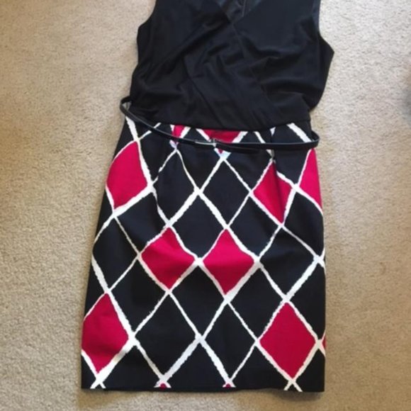 David Meister Sleeveless Cocktail Dress - Picture 5 of 7